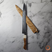 Load image into Gallery viewer, White 1 Honyaki Sujihiki 300mm Chouji