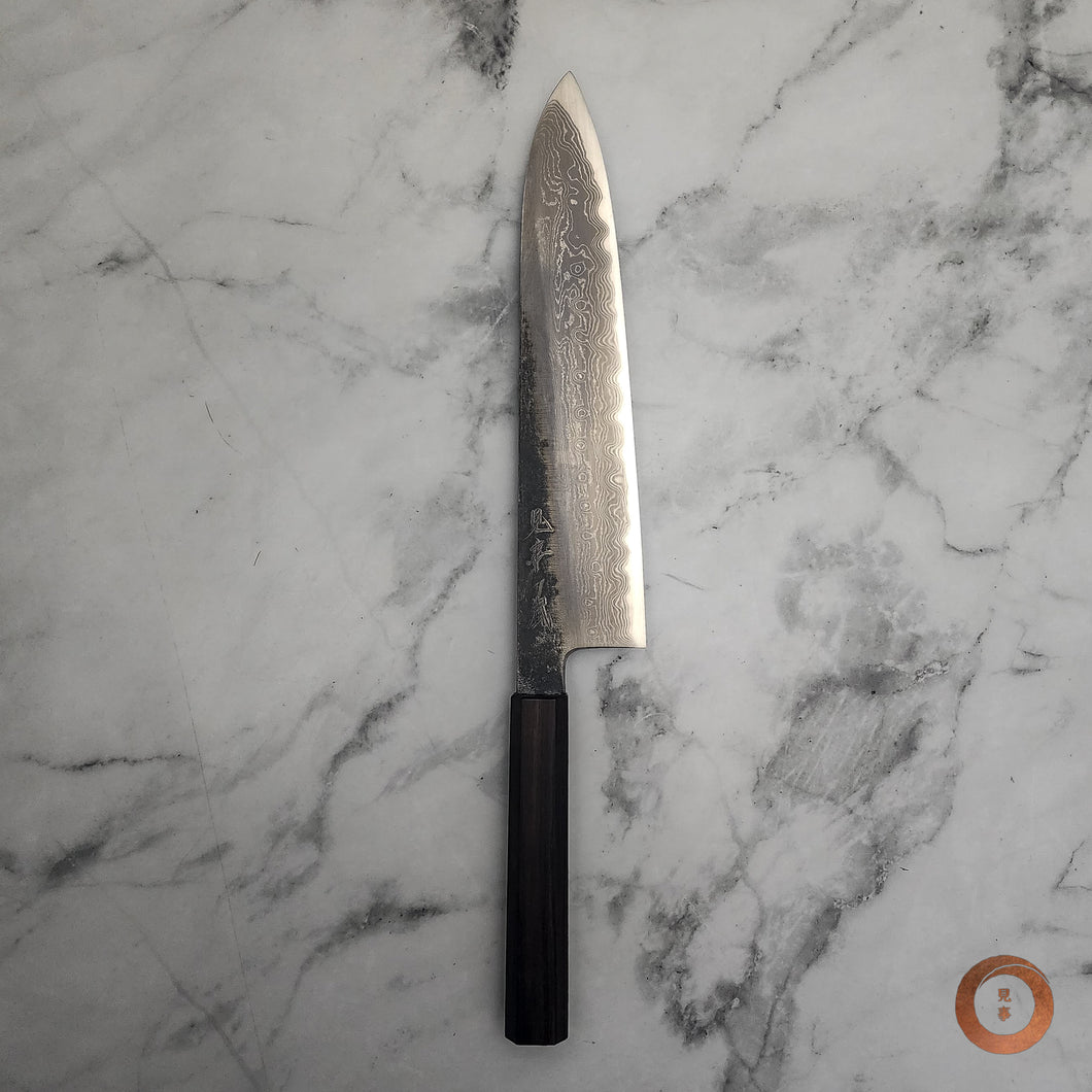 Migoto Blue 1 Suminagashi Gyuto 255mm