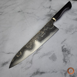 Turner x Taira Random Mosaic Gyuto 265mm